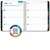 2026-2027 Excello Brands 8.5" x 11" Academic Year Hardcover Fashion Planner, Weekly/Monthly, 14 Month, Sugar Skull