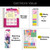 2026-2027 Excello Brands 8.5" x 11" Academic Year Hardcover Fashion Planner, Weekly/Monthly, 14 Month, Rainbow Floral