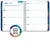 2026-2027 Excello Brands 8.5" x 11" Academic Year Hardcover Fashion Planner, Weekly/Monthly, 14 Month, Dragonflies