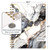 2026-2027 Excello Brands 8.5" x 11" Academic Year Hardcover Fashion Planner, Weekly/Monthly, 14 Month, Black Gold Marble
