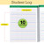 2026-2027 Excello Brands 8.5" x 11" Academic Year Teacher Planner, Weekly/Monthly, 12 Month, Pastel Peacock