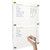 Excello Brands Acrylic Dry Erase Wall Mounted Task Board, 20" x 30", Gold Print