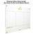 Excello Brands Acrylic Dry Erase Wall Mounted To-Do Board, 20" x 30", Gold Print