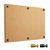Excello Brands 18"X24" Cork Board W/Black & Gold Posts