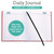 Excello Brands Classic Daily Diary Hardcover Planner 6" X 8" Cy 2027 (Red)
