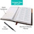 Excello Brands 14 Month Pocket Planner With Pen - 3.5" X 6" CY27 (Brown / Black)