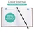 Excello Brands Classic Daily Diary Hardcover Planner 6" X 8" Cy 2027 (Brown)