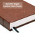 Excello Brands Classic Daily Diary Hardcover Planner 6" X 8" Cy 2027 (Brown Leather)