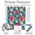 Excello Brands 2027 Deluxe 14-Month Weekly & Monthly Planner, 8.5" x 11", Teal Floral