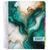 Excello Brands 2027 Deluxe 14-Month Weekly & Monthly Planner, 8.5" x 11", Teal Gold Marble