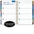Excello Brands Hardcover 15 Month Fashion Planner CY27 - 5.5" X 8" (Dark Blue Marble)