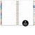 Excello Brands Hardcover 15 Month Fashion Planner CY27 - 5.5" X 8" (Colorful Botanicals)