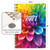 Excello Brands Hardcover 15 Month Fashion Planner CY27 - 5.5" X 8" (Rainbow Petals)