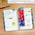 Excello Brands Hardcover 15 Month Fashion Planner CY27 - 5.5" X 8" (Rainbow Petals)