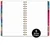 Excello Brands Hardcover 15 Month Fashion Planner CY27 - 5.5" X 8" (Rainbow Gold Marble)