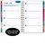 Excello Brands Hardcover 15 Month Fashion Planner CY27 - 5.5" X 8" (Rainbow Gold Marble)