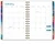 Excello Brands Hardcover 15 Month Fashion Planner CY27 - 5.5" X 8" (Rainbow Gold Marble)
