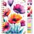 Excello Brands Hardcover 15 Month Fashion Planner CY27 - 5.5" X 8" (Rainbow Floral)