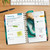 Excello Brands Hardcover 15 Month Fashion Planner CY27 - 5.5" X 8" (Teal Gold Marble)