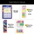 Excello Brands Hardcover 15 Month Fashion Planner CY27 - 5.5" X 8" (Pastel Peacock)