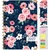 Excello Brands Hardcover 15 Month Fashion Planner CY27 - 5.5" X 8" (Small Navy Floral)