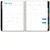 Excello Brands 2027 15-Month Weekly & Monthly Hardcover Planner, 8.5" x 11", Black Gold Numbers