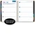 Excello Brands 2027 15-Month Weekly & Monthly Hardcover Planner, 8.5" x 11", Black Gold Numbers