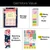 Excello Brands Hardcover 15 Month Fashion Planner CY27 - 7" X 9" (Small Navy Floral)