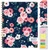 Excello Brands Hardcover 15 Month Fashion Planner CY27 - 7" X 9" (Small Navy Floral)
