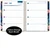 Excello Brands Hardcover 15 Month Fashion Planner CY27 - 7" X 9" (Small Navy Floral)