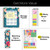 Excello Brands 2027 15-Month Weekly & Monthly Hardcover Planner, 8.5" x 11", Teal Floral