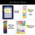 Excello Brands Hardcover 15 Month Fashion Planner CY27 - 8.5" X 11" (Black Tree Seasons)