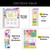 Excello Brands Hardcover 15 Month Fashion Planner CY27 - 8.5" X 11" (Watercolor Butterflies)