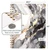 Excello Brands Hardcover 15 Month Fashion Planner CY27 - 8.5" X 11" (Black Gold Marble)