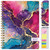 Excello Brands Hardcover 15 Month Fashion Planner CY27 - 8.5" X 11" (Rainbow Gold Marble)