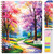 Excello Brands Hardcover 15 Month Fashion Planner CY27 - 8.5" X 11" (Watercolor Tree)