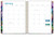 Excello Brands Hardcover 15 Month Fashion Planner CY27 - 8.5" X 11" (Watercolor Tree)