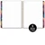 Excello Brands Hardcover 15 Month Fashion Planner CY27 - 8.5" X 11" (Pastel Peacock)