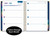 Excello Brands Hardcover 15 Month Fashion Planner CY27 - 8.5" X 11" (Dragonflies)