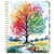 Excello Brands 2027 Essential Pro Deluxe 14-Month Weekly & Monthly Planner, 8.5" x 11", Tree Seasons