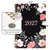 Excello Brands Hardcover 15 Month Fashion Planner CY27 - 5.5" X 8" (Black Floral Pink)
