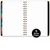 Excello Brands Hardcover 15 Month Fashion Planner CY27 - 5.5" X 8" (Black Gold Numbers)