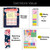 Excello Brands Hardcover 15 Month Fashion Planner CY27 - 8.5" X 11" (Small Navy Floral)