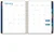 Excello Brands Hardcover 15 Month Fashion Planner CY27 - 8.5" X 11" (Navy Gold Numbers)