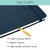 Excello Brands Textured Cover Weekly Monthly 8"X 10" Pocket Planner Cy 2027 (Navy)
