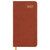 Excello Brands Textured Cover Weekly Monthly 3.5"X 6.5" Pocket Planner Cy 2027 (Brown)