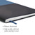 Excello Brands 14 Month Pocket Planner - 8" X 10" CY27 (Navy/Black)