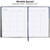 Excello Brands 14 Month Pocket Planner - 8" X 10" CY27 (Navy/Black)
