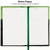 Excello Brands 14 Month Pocket Planner - 3.5" X 6" CY27 (Green / Black)