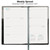 Excello Brands 14 Month Pocket Planner With Pen - 3.5" X 6" CY27 (Grey / Black)